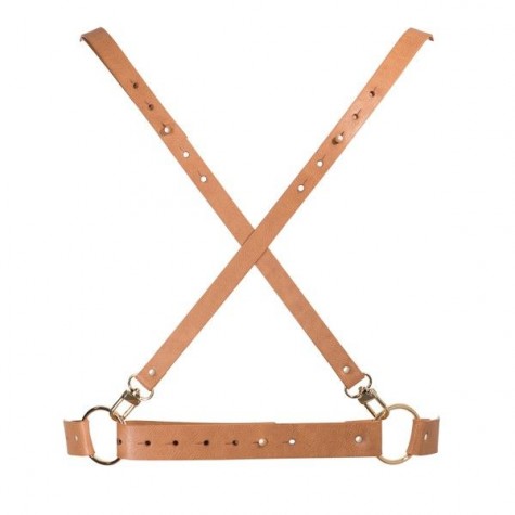 Коричневая портупея MAZE X HARNESS BROWN