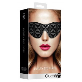 Черная маска на глаза закрытого типа Luxury Eye Mask