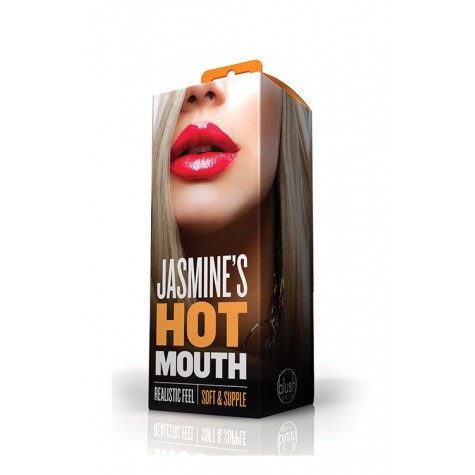 Телесный мастурбатор-ротик Jasmines Hot Mouth