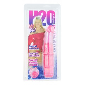 Розовый вибратор H2O ULTRA STUD WATERPROOF VIBRATOR - 17 см.